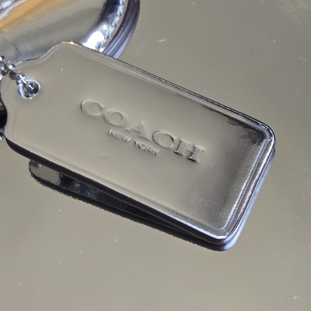 Coach Metallic Silver Star Bag NWOT CN700 - Picture 3 of 14